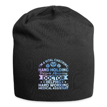 Medical Assistant Certified Medical - Jersey Beanie - black - Front