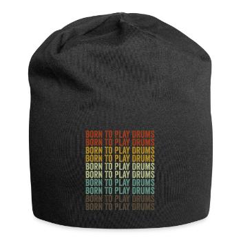 Born To Play Drums Drummer Drummer Schla - Jersey Beanie - black - Front