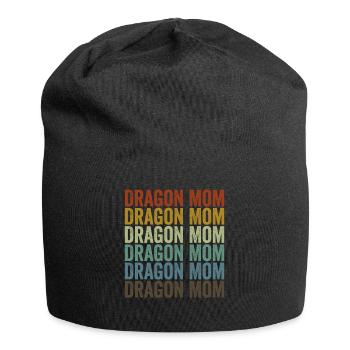 Dragon Mom Bearded Game Lizard Lover Dragon W - Jersey Beanie - black - Front
