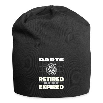 Dart Dartspieler Im Ruhestand - Jersey-Beanie - Schwarz - Vorne