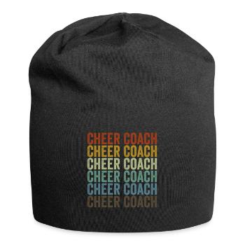 Cheer Coach Leopard - Jersey-Beanie - Schwarz - Vorne