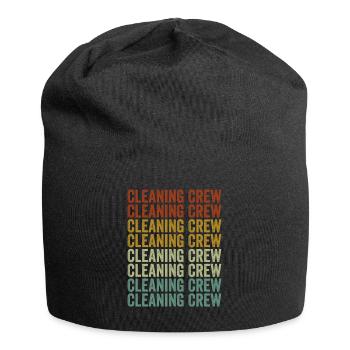 Cleaning Team School Caretaker Cleaning Team - Jersey Beanie - black - Front