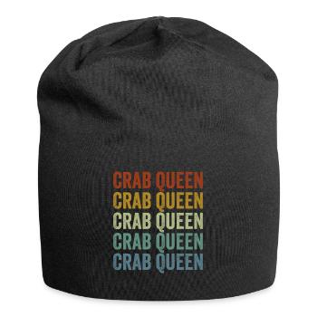 Crab Queen Crab lover Women - Jersey Beanie - black - Front