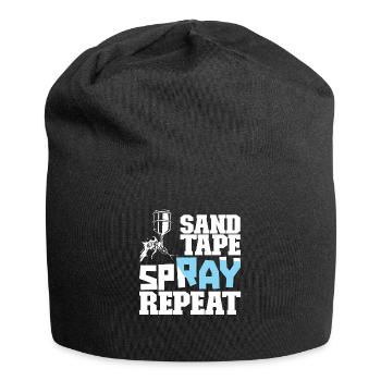 Painter varnisher spraying - Jersey Beanie - black - Front