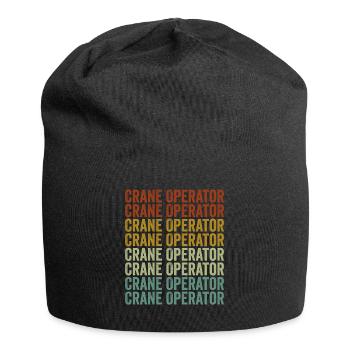 Crane operator Crane operator Usa Fla - Jersey Beanie - black - Front