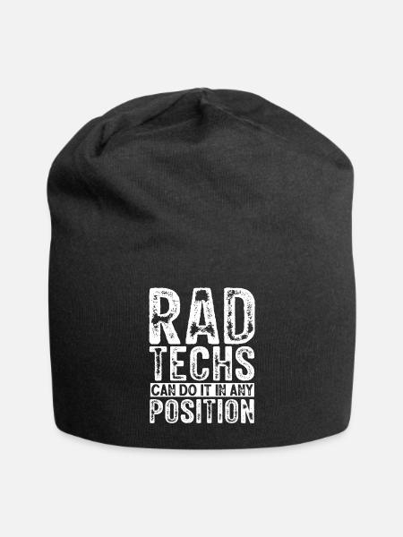 RAD -Technologie, Radiologe - Jersey-Beanie - Schwarz
