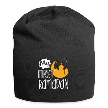 Célébration du Ramadan, fête musulmane - Bonnet en jersey - noir - Devant