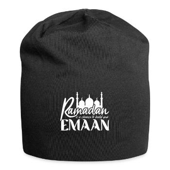 Célébration du Ramadan, fête musulmane - Bonnet en jersey - noir - Devant