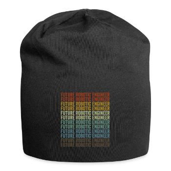 Future robot engineer robot lover Ro - Jersey Beanie - black - Front