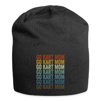 Go Kart Mom Go Kart Racer Mom - Jersey-Beanie - Schwarz - Vorne