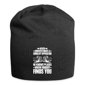 Forklift Driver Forklift Operator - Jersey Beanie - black - Front