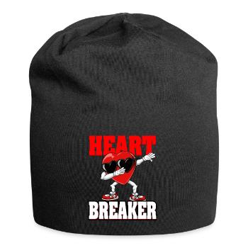 Dabbing Heart Breaker Drôle Messieurs Enfants Garçons - Bonnet en jersey - noir - Devant