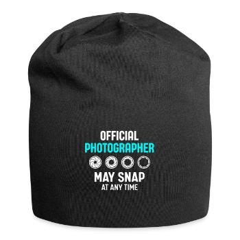 Photographe, Photographie - Bonnet en jersey - noir - Devant