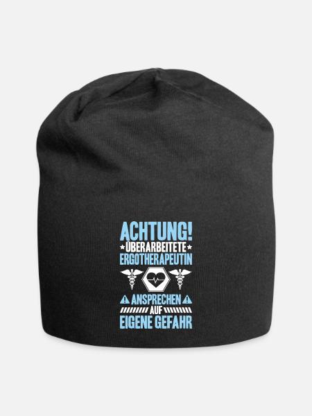 Ergotherapeut Ergotherapie Occupational Therapist - Jersey-Beanie - Schwarz