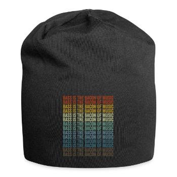 Bass ist der Speck der Musik Bassist Gitarrist - Jersey-Beanie - Schwarz - Vorne