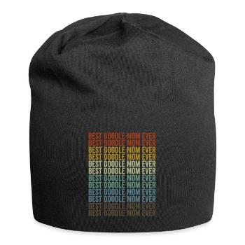 Beste Doodle-Mama aller Zeiten Golden Doodle Hunde - Jersey-Beanie - Schwarz - Vorne