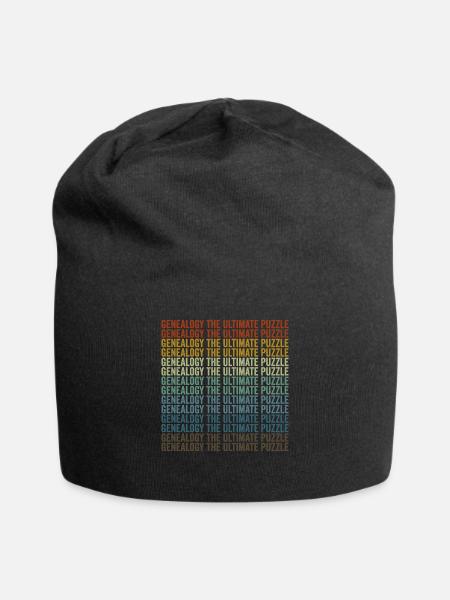 Genealogie Das ultimative Puzzle Genealogie - Jersey-Beanie - sort