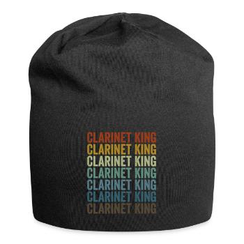 Clarinet King Clarinet Player King - Jersey Beanie - black - Front