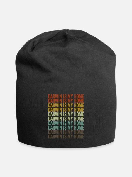 Darwin ist meine Heimat Charles Darwin Evolution A - Jersey-Beanie - Schwarz