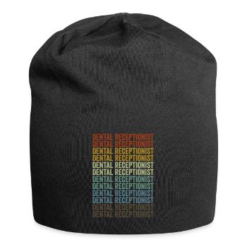 Zahnarzthelferin Zahnärztin Kieferorthopädin Stude - Jersey-Beanie - Schwarz - Vorne