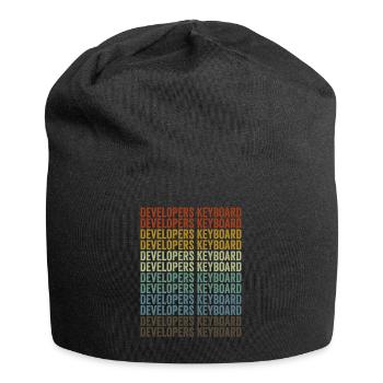 Clavier de développeur Web Codeur de développeur - Bonnet en jersey - noir - Devant