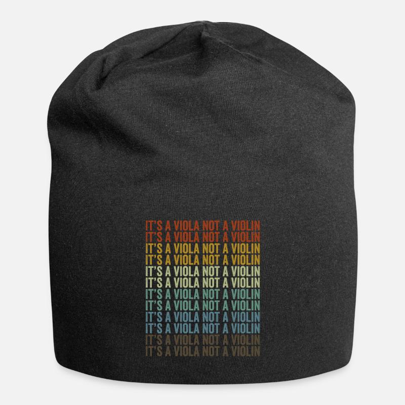 It is a viola, not a violin violinist In - Jersey Beanie - black