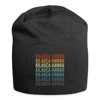 Kilauea Hawaii Volcanoes Volcano Lovers Geology - Jersey Beanie - black - Front