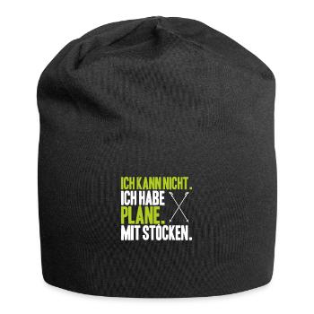 Nordic Walking Nordic Walker Nordic Walken - Jersey-Beanie - Schwarz - Vorne