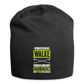 Nordic Walking Nordic Walker Nordic Walken - Jersey-Beanie - Schwarz - Vorne