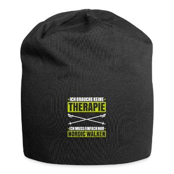 Nordic Walking Nordic Walker Nordic Walken - Jersey-Beanie - Schwarz - Vorne