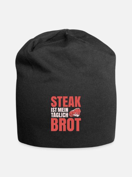 Carnivore Diät Carnivore Ernährung Carnivore Diet - Jersey-Beanie - Schwarz