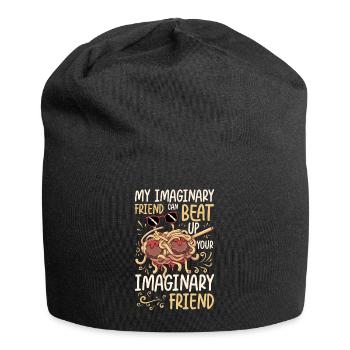 Dabbing Flying Spaghetti Monsters Pastafarian - Bonnet en jersey - noir - Devant
