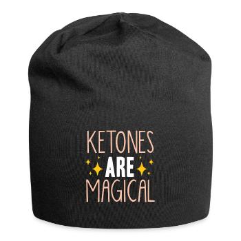 Régime Keto, régime sans glucides, céto - Bonnet en jersey - noir - Devant