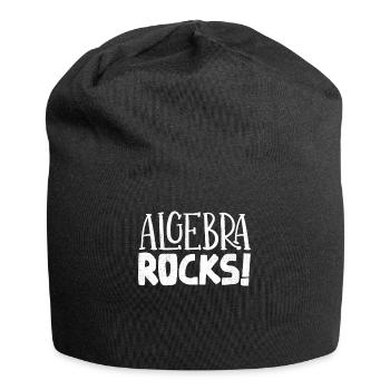 Algèbre, Analyse, Science, Mathématiques - Bonnet en jersey - noir - Devant