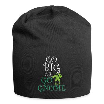 Gnome - Gnome Collecting - Gnome Collector - Bonnet en jersey - noir - Devant