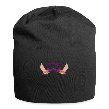 Karate - Jersey-Beanie - Schwarz - Vorne