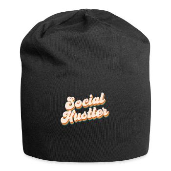 Travailleur social - Bonnet en jersey - noir - Devant