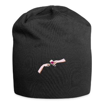 Boujee Aesthetic Creation Of Adam Wine Bougie - Jersey Beanie - black - Front