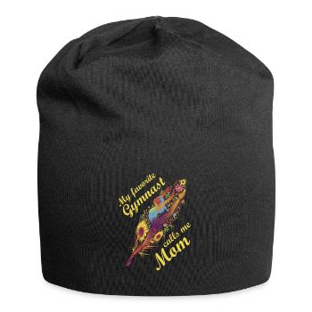 My favorite gymnast calls me Mama Gymnastics - Jersey Beanie - black - Front