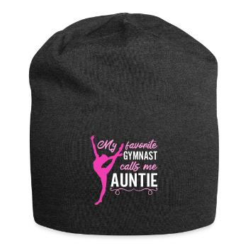Meine Lieblingsturnerin Nennt Mich Tante Gymnastik - Jersey-Beanie - Anthrazit - Vorne