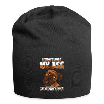 Boxer Hund Deutscher Boxer - Jersey-Beanie - Schwarz - Vorne