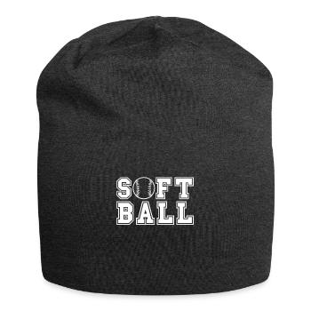 Softball Lustig - Jersey-Beanie - Anthrazit - Vorne