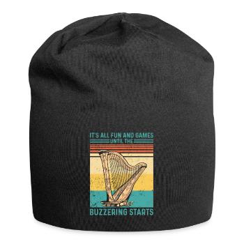 Harpist Harpist Retro - Jersey Beanie - black - Front