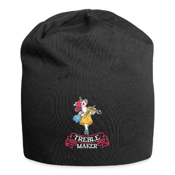 Violin Violin Unicorn Treble Maker - Jersey Beanie - black - Front