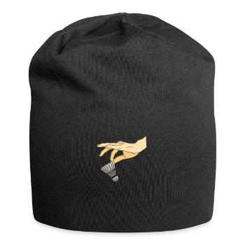 Badminton Federball - Jersey-Beanie - Schwarz - Vorne