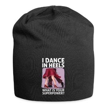 Dance Training Ballroom Couple Dance - Jersey Beanie - black - Front