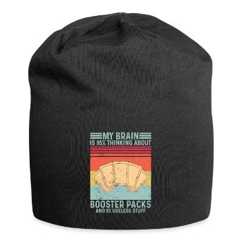 Lustiges Sammelkartenspiel TCG Retro - Jersey-Beanie - Schwarz - Vorne