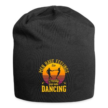Tanzen Spruch Ballsaal Paartanz Tanz Tanzfläche - Jersey-Beanie - Schwarz - Vorne