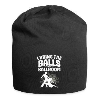 Tanzen Spruch Ballsaal Paartanz Tanz Tanzfläche - Jersey-Beanie - Schwarz - Vorne