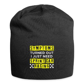 Sprint car races, sprint cars, dirt track races - Jersey Beanie - black - Front